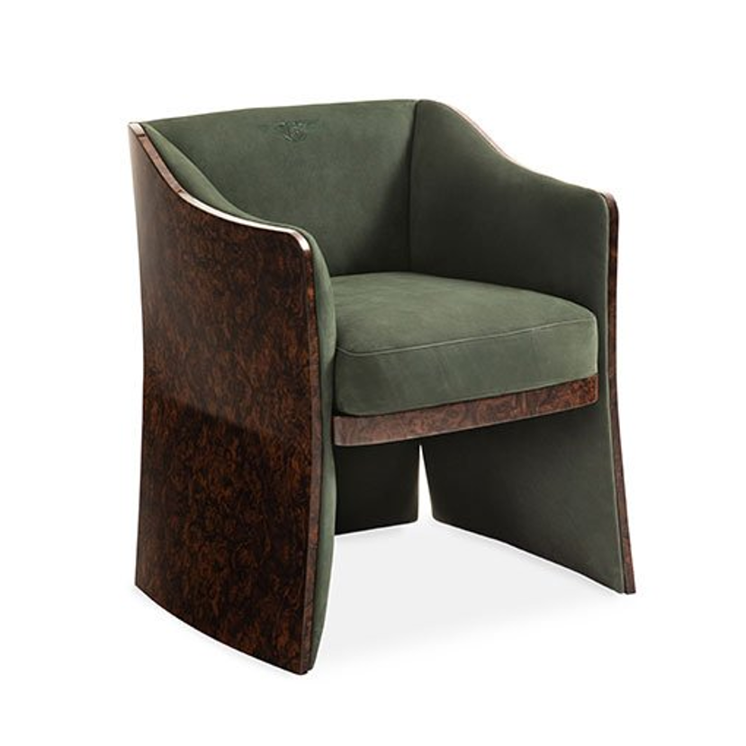 Talianske špičkové zamatové jedálenské stoličky